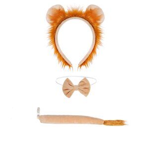 5323 Lion Ears And Tail Set Lion Cosplay Costume Accessoriess